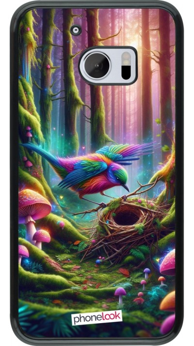 Coque HTC 10 - Oiseau Nid Forêt