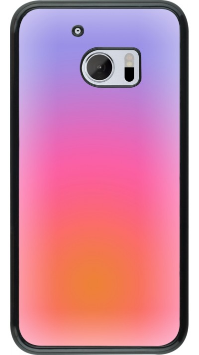 Coque HTC 10 - Orange Pink Blue Gradient