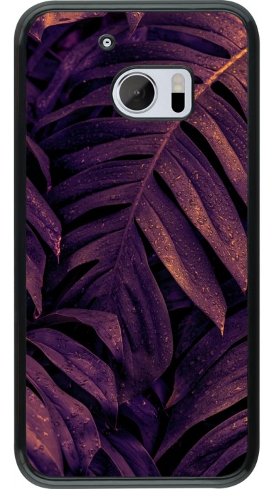 Coque HTC 10 - Purple Light Leaves