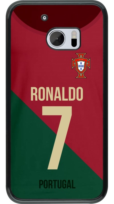 Coque HTC 10 - Football shirt Ronaldo Portugal