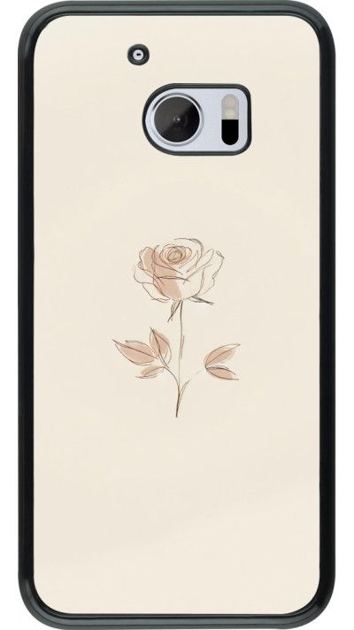 Coque HTC 10 - Sable Rose Minimaliste