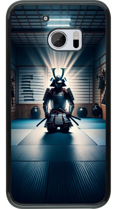 HTC 10 Case Hülle - Samurai im Gebet