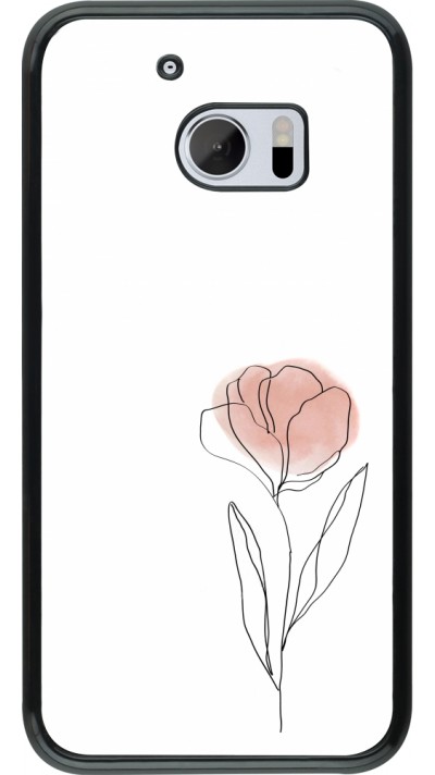 HTC 10 Case Hülle - Spring 23 minimalist flower