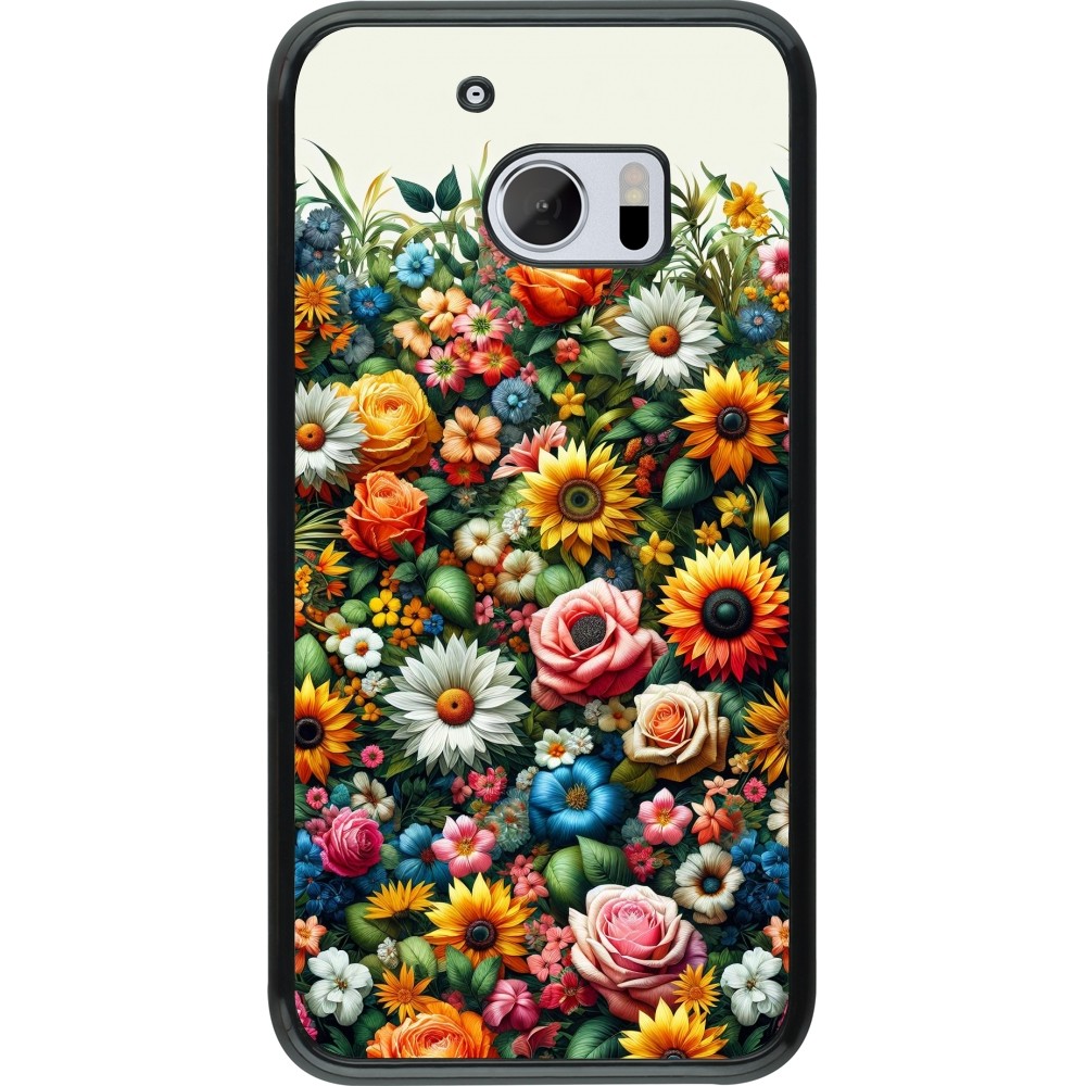 HTC 10 Case Hülle - Sommer Blumenmuster