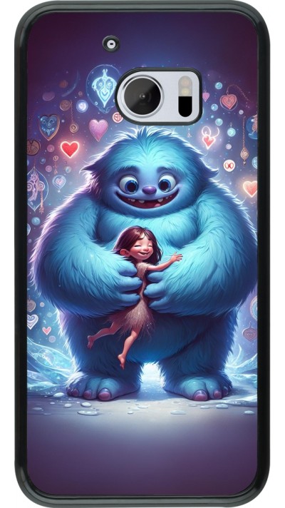HTC 10 Case Hülle - Valentin 2024 Flauschige Liebe