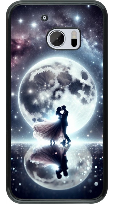 HTC 10 Case Hülle - Valentin 2024 Liebe unter dem Mond