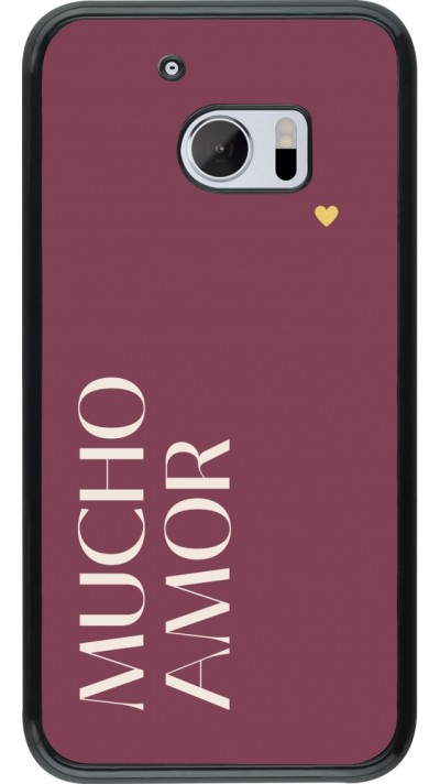 HTC 10 Case Hülle - Valentine 2024 mucho amor rosado