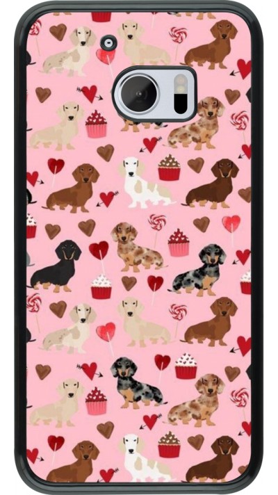 Coque HTC 10 - Valentine 2024 puppy love
