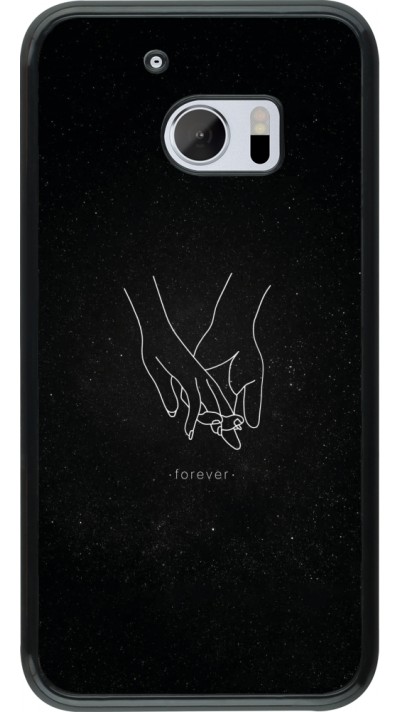 HTC 10 Case Hülle - Valentine 2023 hands forever