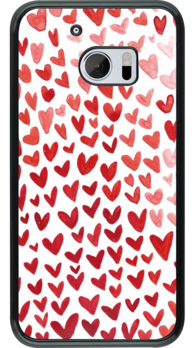 Coque HTC 10 - Valentine 2023 multiple red hearts