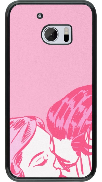 Coque HTC 10 - Valentine 2023 retro pink love