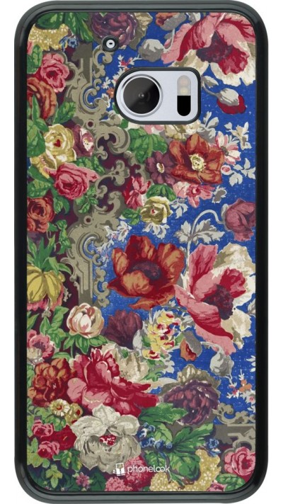 Coque HTC 10 - Vintage Art Flowers