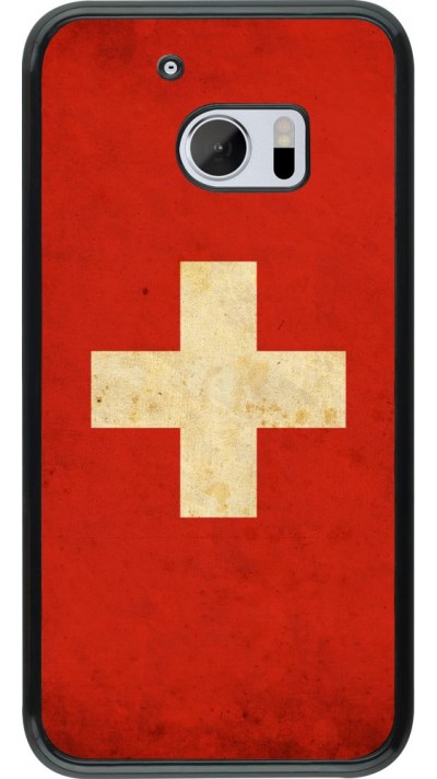 Hülle HTC 10 - Vintage Flag SWISS