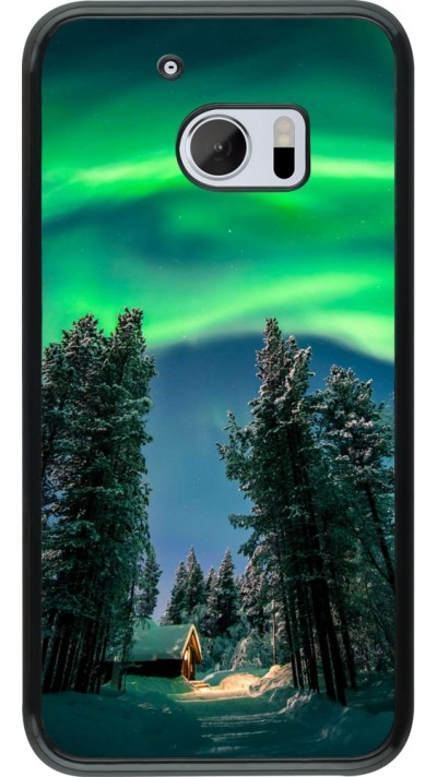 HTC 10 Case Hülle - Winter 22 Northern Lights