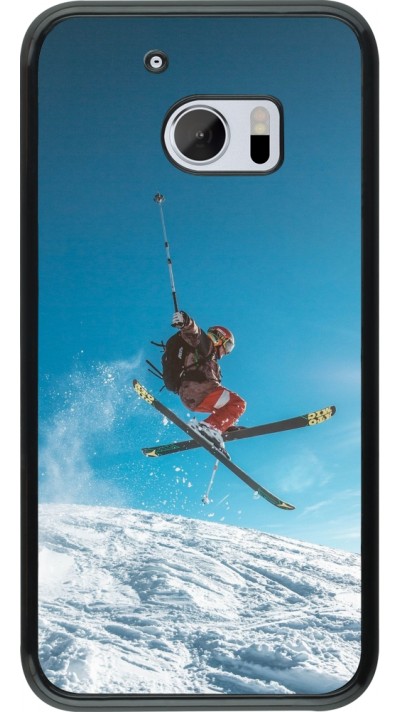 HTC 10 Case Hülle - Winter 22 Ski Jump