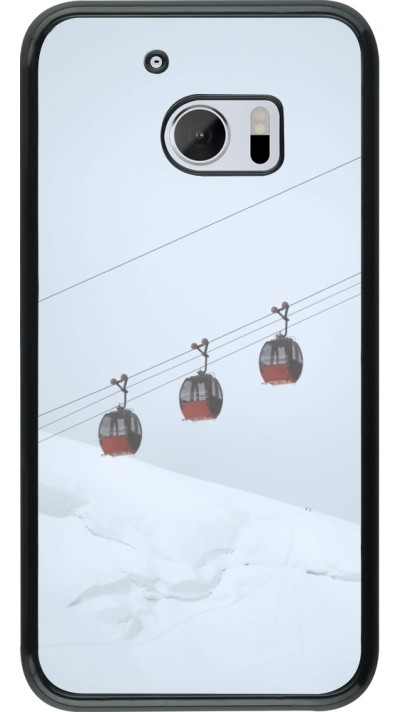 HTC 10 Case Hülle - Winter 22 ski lift