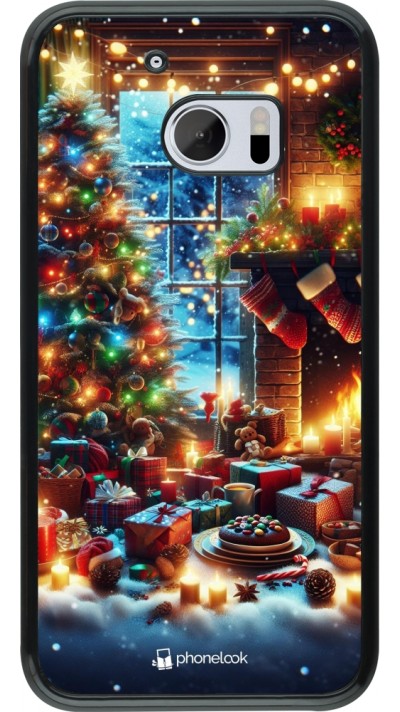 Coque HTC 10 - Noël 2023 cadeaux sapin
