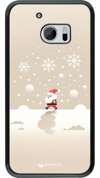 Coque HTC 10 - Noël 2023 Minimalist Santa