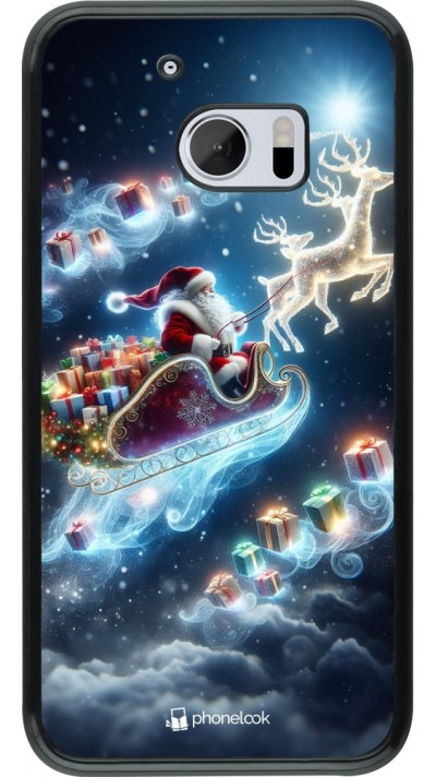 Coque HTC 10 - Noël 2023 Père Noël enchanté