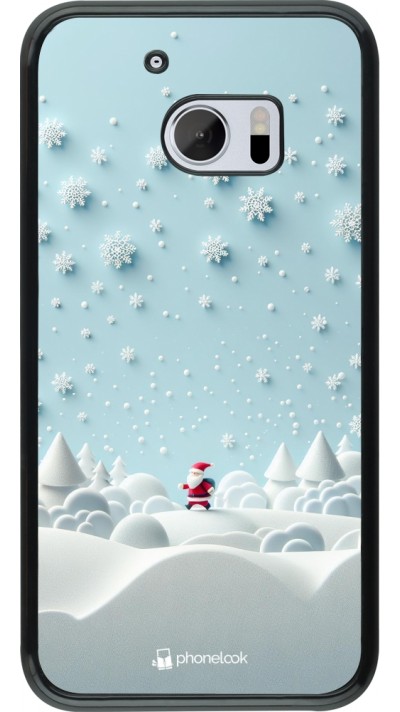 HTC 10 Case Hülle - Weihnachten 2023 Kleiner Vater Schneeflocke