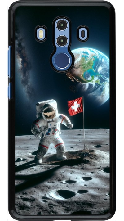 Coque Huawei Mate 10 Pro - Astro Suisse sur lune