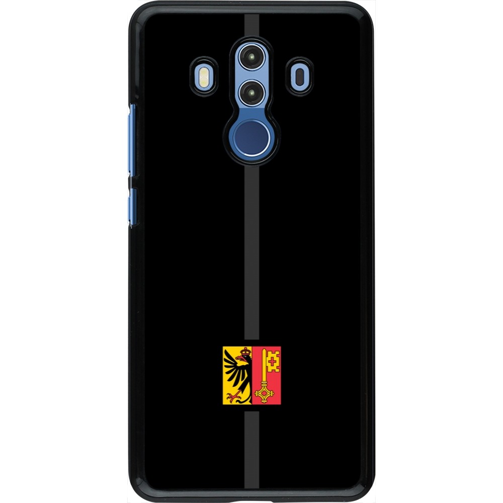 Huawei Mate 10 Pro Case Hülle - Kanton GE schwarz