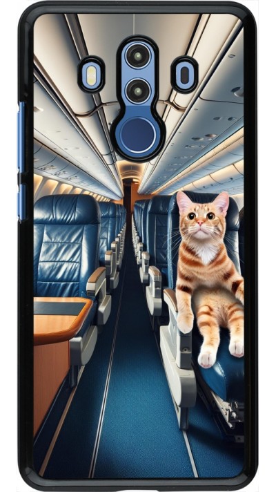 Coque Huawei Mate 10 Pro - Chat dans un avion