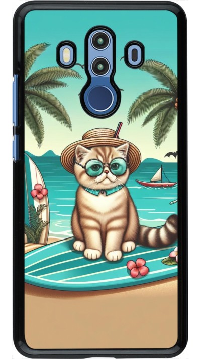 Coque Huawei Mate 10 Pro - Chat Surf Style