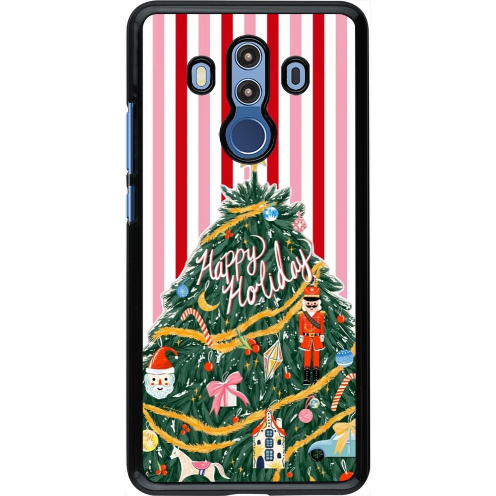 Coque Huawei Mate 10 Pro - Christmas 25 Happy Holiday