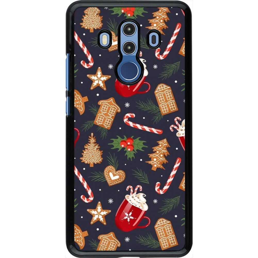 Coque Huawei Mate 10 Pro - Christmas 25 Pattern Gingerbread House