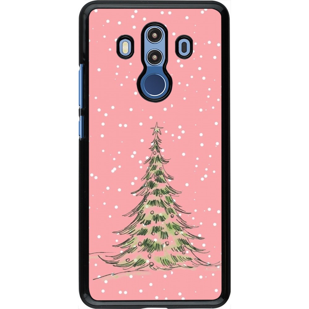 Coque Huawei Mate 10 Pro - Christmas 25 Pink Tree