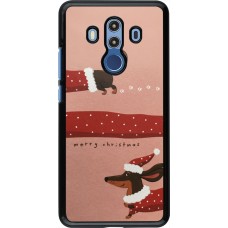 Coque Huawei Mate 10 Pro - Christmas 25 Teckel Merry Xmas