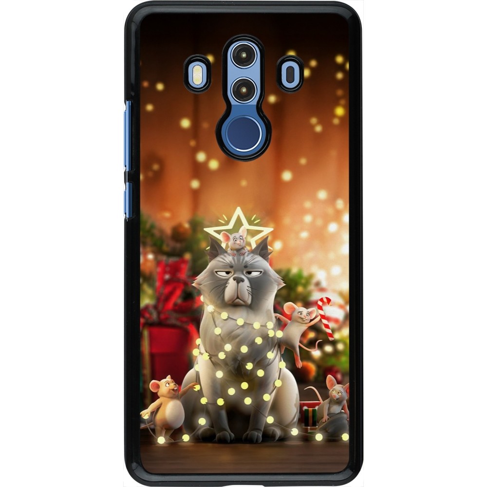Coque Huawei Mate 10 Pro - Christmas 25 Xmas Cat