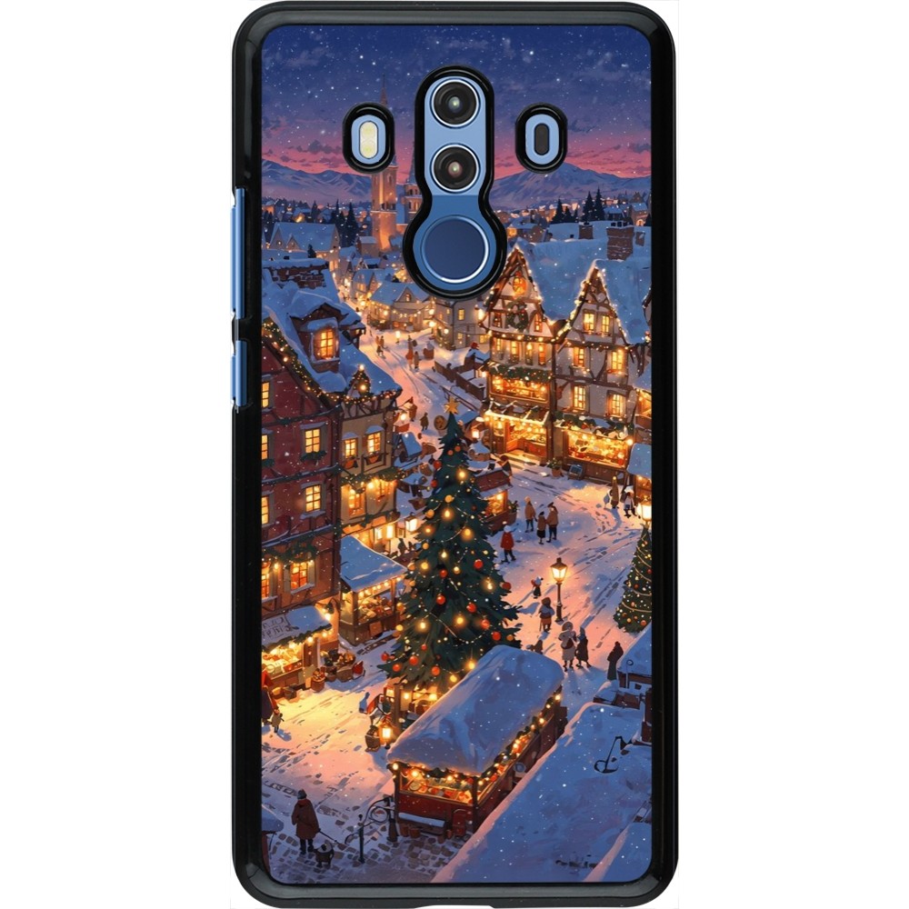 Coque Huawei Mate 10 Pro - Christmas 25 Xmas Village