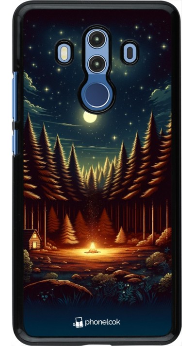 Coque Huawei Mate 10 Pro - Clairière éclairée par lanterne