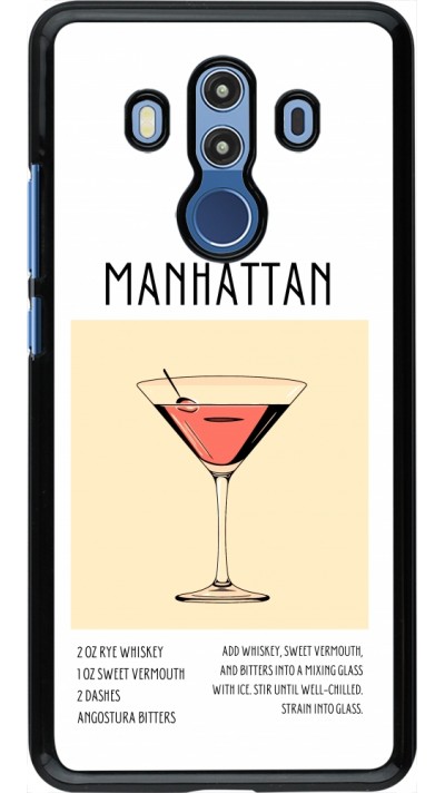 Coque Huawei Mate 10 Pro - Cocktail recette Manhattan