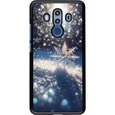 Huawei Mate 10 Pro Case Hülle - Schneeflocke Solar Glanz