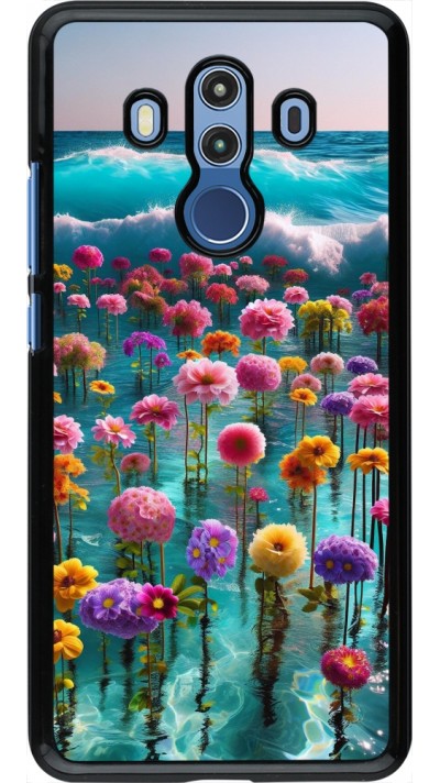 Coque Huawei Mate 10 Pro - Flower sea waves