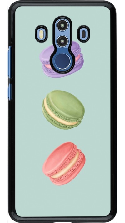 Coque Huawei Mate 10 Pro - Macarons on green background