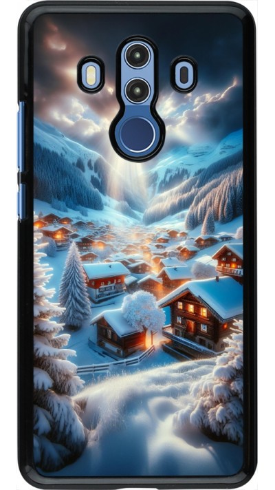 Coque Huawei Mate 10 Pro - Mont Neige Lumière
