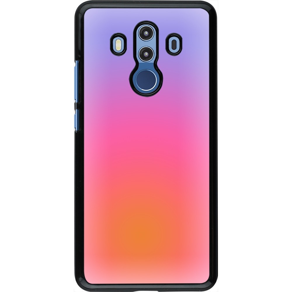 Coque Huawei Mate 10 Pro - Orange Pink Blue Gradient