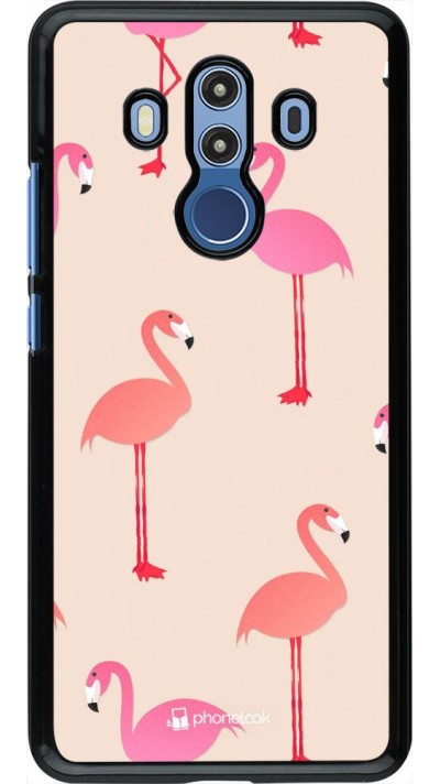 Coque Huawei Mate 10 Pro - Pink Flamingos Pattern