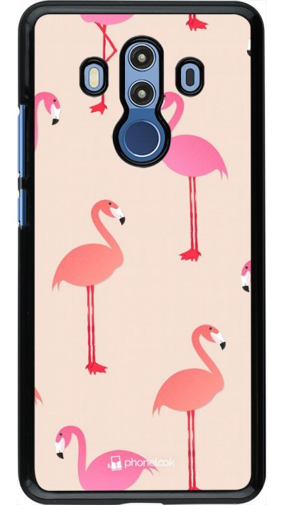 Hülle Huawei Mate 10 Pro - Pink Flamingos Pattern