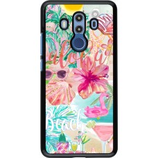 Huawei Mate 10 Pro Case Hülle - Preppy Collage Aloha