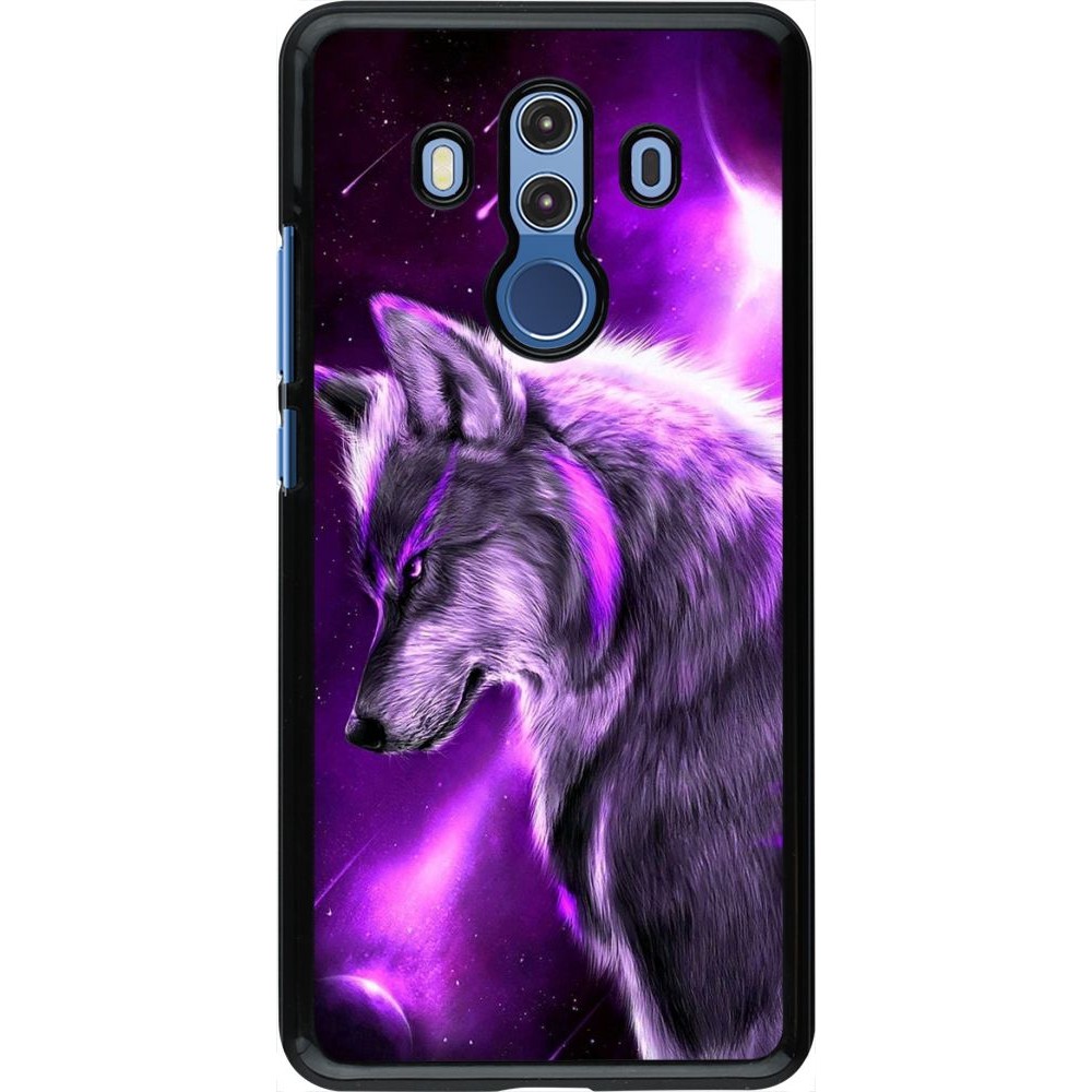 Coque Huawei Mate 10 Pro - Purple Sky Wolf