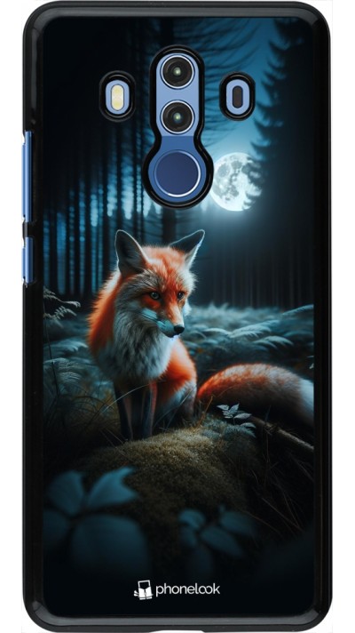 Coque Huawei Mate 10 Pro - Renard lune forêt