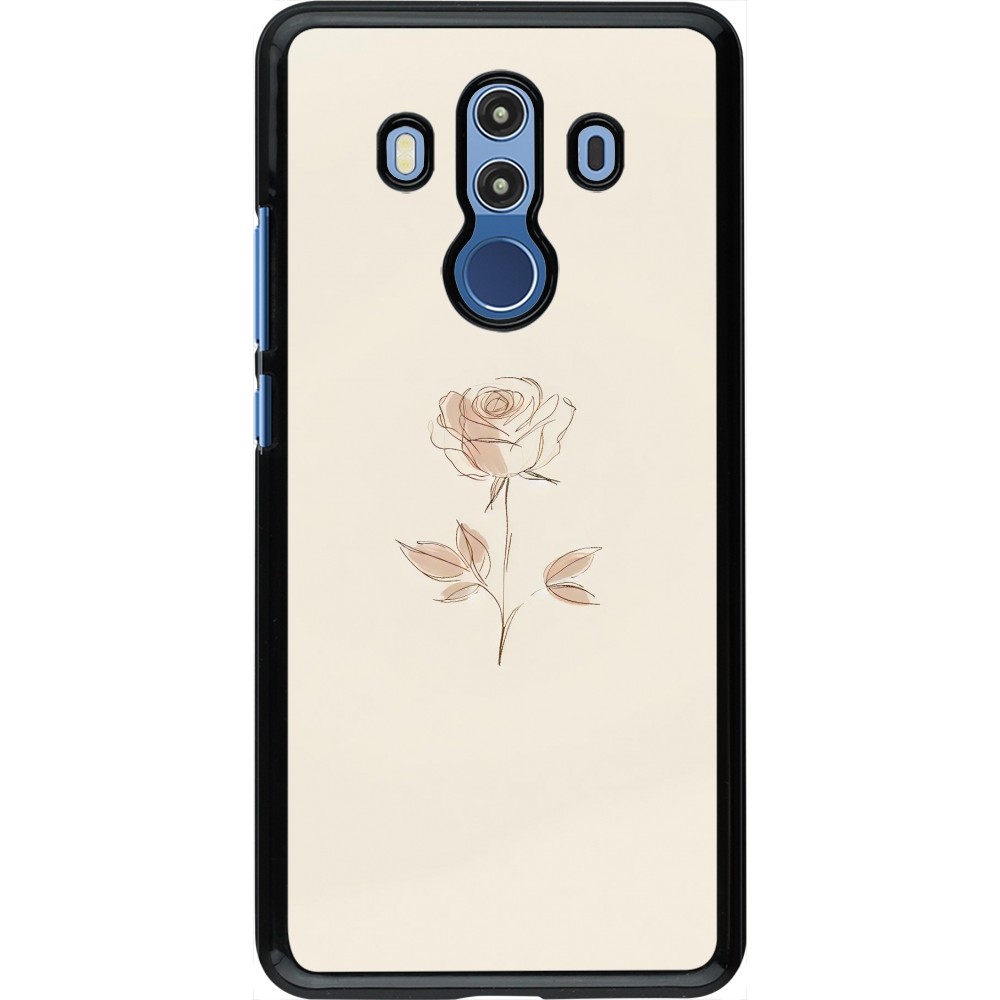 Huawei Mate 10 Pro Case Hülle - Rosa Sand Minimalistisch