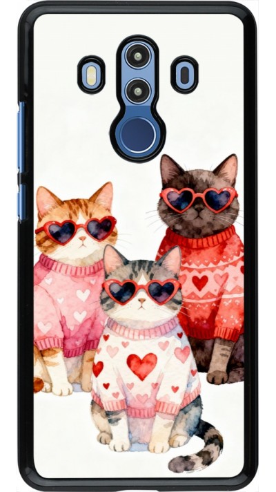 Huawei Mate 10 Pro Case Hülle - Saint Valentines Day 26 Cat Love