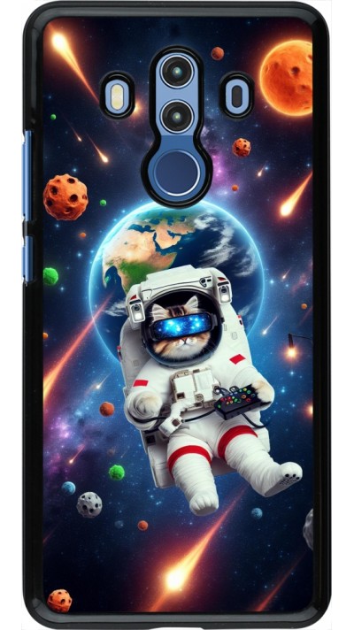 Huawei Mate 10 Pro Case Hülle - VR SpaceCat Odyssee