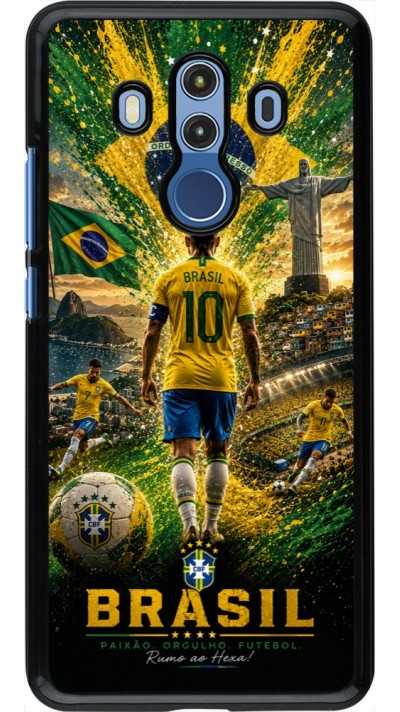 Huawei Mate 10 Pro Case Hülle - Fussball Brasilien splash 2026